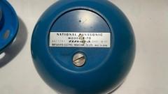 Vintage National Panasonic R-70 Panapet 70 AM Radio Blue EXPO 70 Space Age JP