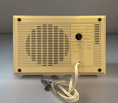 Vintage 1970 General Electric Analog Clock Radio Model C2425A Tested & Works.
