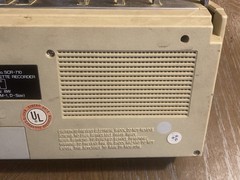 Randix SCR-710 Vintage Stereo Cassette Recorder Portable Radio Working