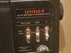 Vtg GE SUPERADIO AM/FM HI Performance Radio w/Wide Band Long Range 7-2887A AC/DC