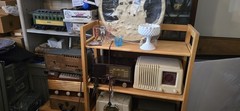 Silvertone Model 9028 clock radio Magic Glow Timer Dual Speaker