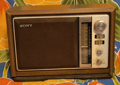Vintage SONY Model No. ICF-9740W -AM/FM Radio – Tested and Static (no Antenna)
