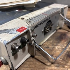 Vintage Motorola Motrac 2-Way Mobile Car Radio Transceiver Model R43HHT 1179AA