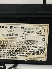 Vintage General Electric AM/FM Flip Clock Radio Model 7-4425B TESTED READ