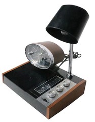 LONGINES SYMPHONETTE LCR-500 Slumber Center Electric Clock Light Radio WORKS