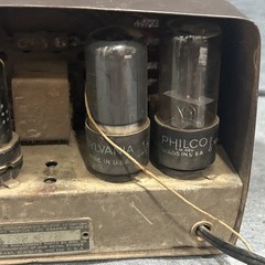 Vintage Sears Silvertone AM metal body MODEL 1