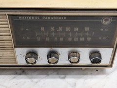 Vintage National Panasonic RE-744 FM AM 2-Band Tube Radio Made in Japan ~