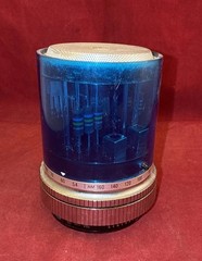 Vintage GE Blue Max « Police Light » Radio – EXTREMELY RARE – Powers Up For Repair