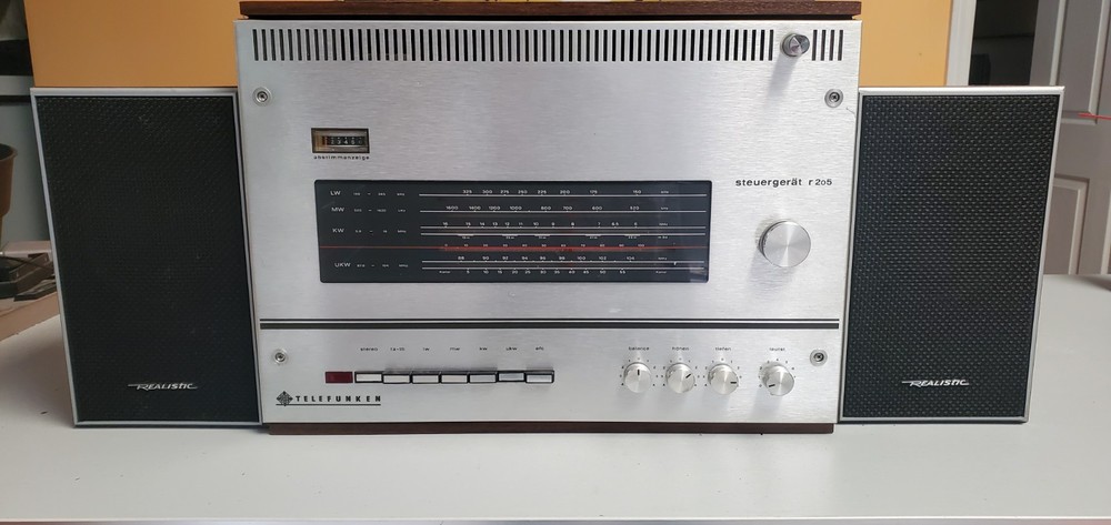 Vintage Telefunken Steuergerat R205 AM FM Shortwave Receiver