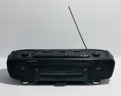 SOUNDDESIGN Cassette Player AM FM Stereo Radio Boombox 4749BLK W/ AC Cord & Tape