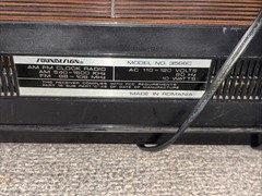 Vintage 1980’s SOUNDESIGN MCM FLIP AM-FM Radio Alarm CLOCK 3566C Works Good