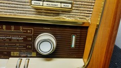 Vintage 1958 Grundig 2066 Px Table Radio West Germany AM-FM-SW Tested Works