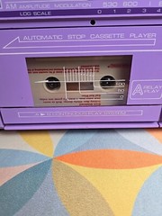 Vtg Lenoxx Sound AM/FM Stereo Radio/Duel Cassette Recorder,#CT-743,Working,1986.