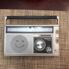 Vintage Panasonic AM/FM 2 Band Radio, Model RF-568D, Works