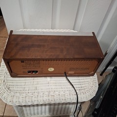 Vintage Panasonic RE-7369 Transistor Radio Brown 2-Band FM/AM Volume Control