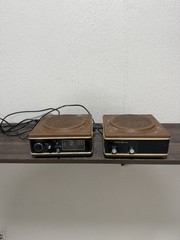 VTG Wynford Hall Flip Clock Radio Alarm Stereo Adaptor Model #NSI-1103