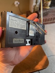 Vintage Randix Portable AM/FM Clock Radio Model No RCL-50 (Read Description)