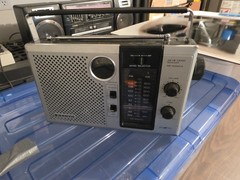 Vintage Sanyo RP‑6260A 2‑Band AM/FM Portable Radio Receiver – Tested And Working