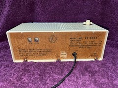 Vintage Panasonic RC-6002 FM/AM Flip Clock Radio White NICE CONDITION WORKING