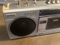 Randix SCR-710 Vintage Stereo Cassette Recorder Portable Radio Working