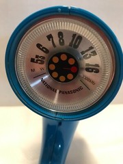 Vintage Panasonic National R-72 Toot-A-Loop AM Radio Blue Transistor Radio