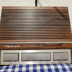 VTG REALISTIC/RADIO SHACK WEATHERADIO ALERT MODEL 12-140 – TESTED & WORKS