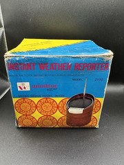 Instant Weather Reporter Windsor 2110 VTG Hong Kong Original Box Tested WORKS