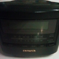Alarm Clock Radio Used Aiwa.Mod.FR-A47EZ.Made In China.