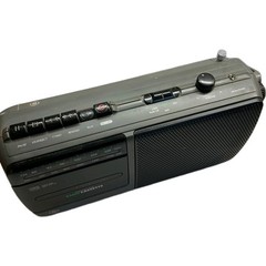 AM/FM Radio Cassette Recorder Portable Boombox Tested Working GE 3-5264A W Tape