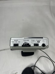 Vintage Sanyo AM/FM Stereo Portable Radio RP-40 w/ Headphones Y-333 TESTED
