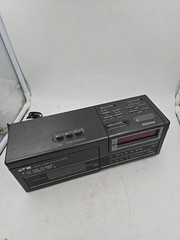 Vintage Sears Roebuck AM/FM Cassette Clock Radio Tape 225.23415
