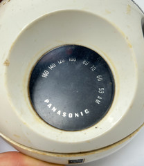 Vintage White Panasonic Panapet R-70 AM Radio Tested Working