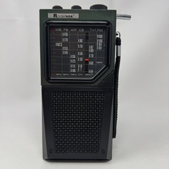 Vtg Rodelvox Multiband Radio H-4885 6 Band CB TV1 FM AIR WB PB Receives Signal