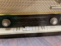 Vtg 1959/60 Grundig Musikgerat Western Germany Tube Typ Radio Broadcast Receiver