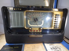 ZENITH TRANS-OCEANIC G500 5G40 Vintage Shortwave Ham Radio receiver (YouTube!)