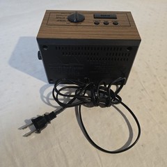 Vintage General Electric GE AM/FM Digital Alarm Clock Radio Woodgrain Red LED…