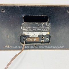 Vintage KLH Model Twenty One 21 FM Table Radio & Speaker – Tested & Works Great!