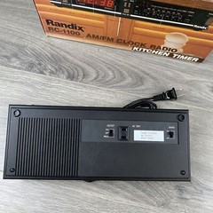 Vintage RANDIX RC-1100 AM/FM Digital Clock Radio With Kitchen Timer