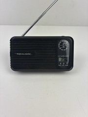 Vintage Realistic AM/FM Travel Clock Radio Radio Shack # 12-1517 tested With Box