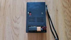 Best Ever Solid State Vintage AM FM Radio TESTED WORKING CLEAN No Cover Silver