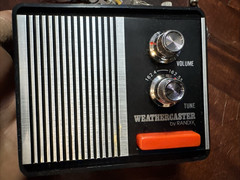 VTG Randix Weathercaster WB 34 Radio with Box, Battery Powered