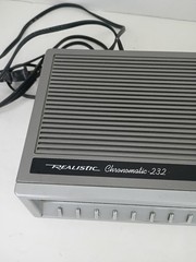 Vintage Silver Realistic Chronomatic 232 Alarm Clock Radio AM FM Tested Working