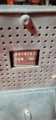 Vintage Radio cassete Hitachi *LevelMatic-Solid State* with detachable speakers