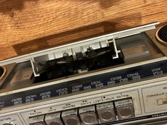 Vintage General Electric GE 3-5283 AM/FM Radio Cassette Player Boombox WORKS