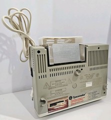 Vintage GE Spacemaker Under Cabinet Radio Clock 7-4230 w/ Light & Outlet –…