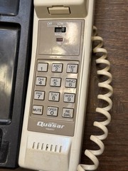 VINTAGE QUASAR AP1495YH PHONE TV RADIO ALARM CLOCK Works