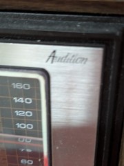 Audition Model 2929 Vintage AM-FM Table Radio Made in Hong Kong, Nice, Video!