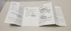 Vintage 1970s Panasonic RF-581 AM/FM Portable Radio – FOR PARTS – w Box & Manual