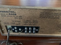 Vintage Soundesign Sound Design 5409 8 Track Player recorder AM Radio receiver