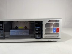 JVC KD-V44J Cassette Deck Silver Vintage W/Box & Manual, Clean! Working!